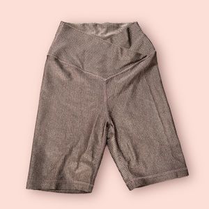 Aerie offline biker shorts athletic brown shorts size small